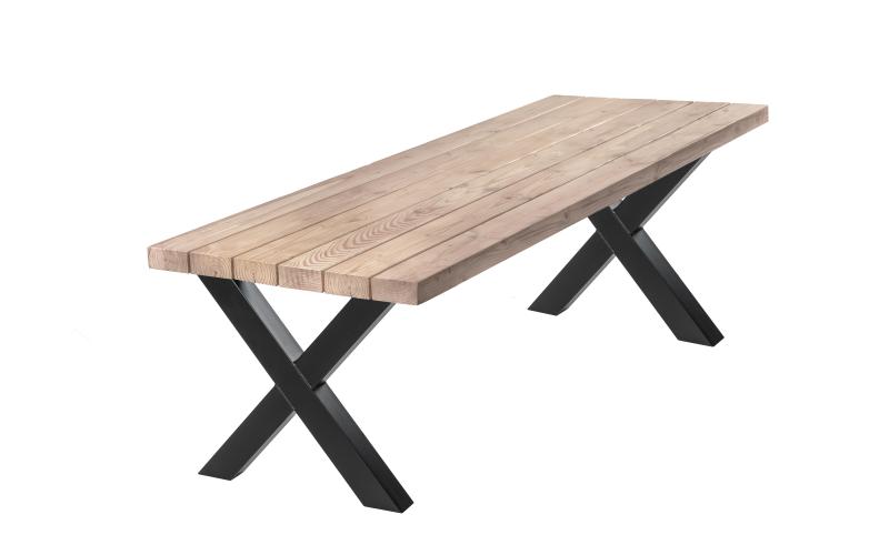 Douglas Tuintafel Bouwpakket - 5 cm Massief - Zelf Samenstellen & Monteren